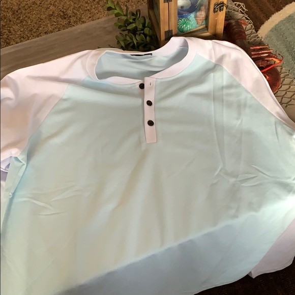 Men’s light blue/teal shirt - Picture 2 of 2